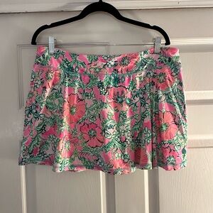 Lilly Pulitzer UPF 50+ Luxletic Aila High Rise Skorts- size XL